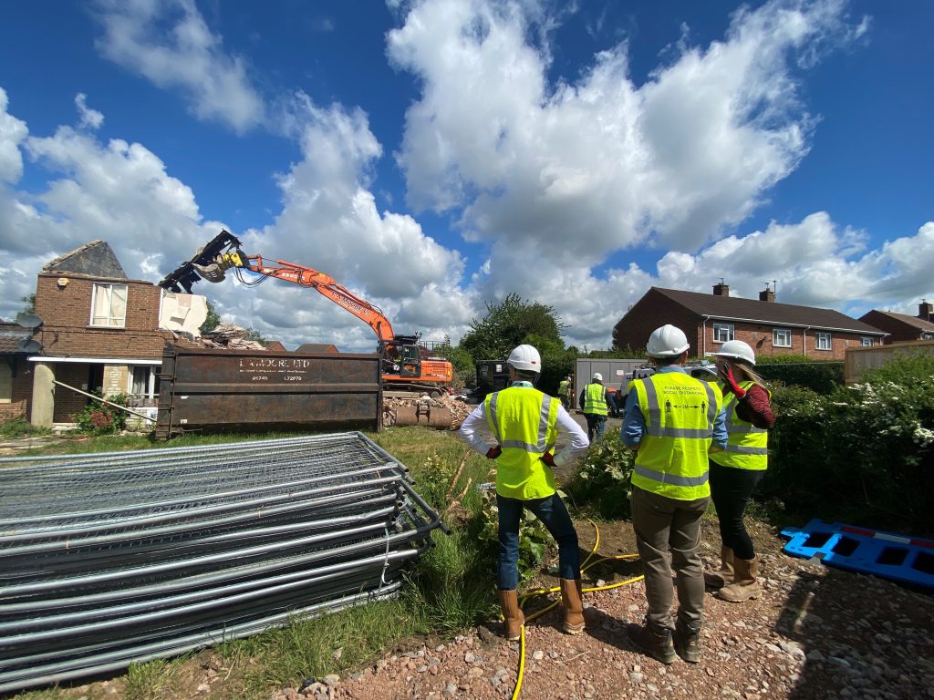 John Bull site being demolished