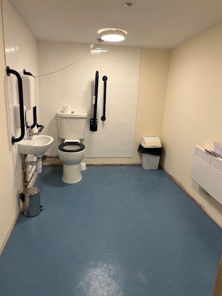 Inside Westwood Social Club's new accessible toilet facility