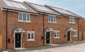 Terraced new build shared ownership homes