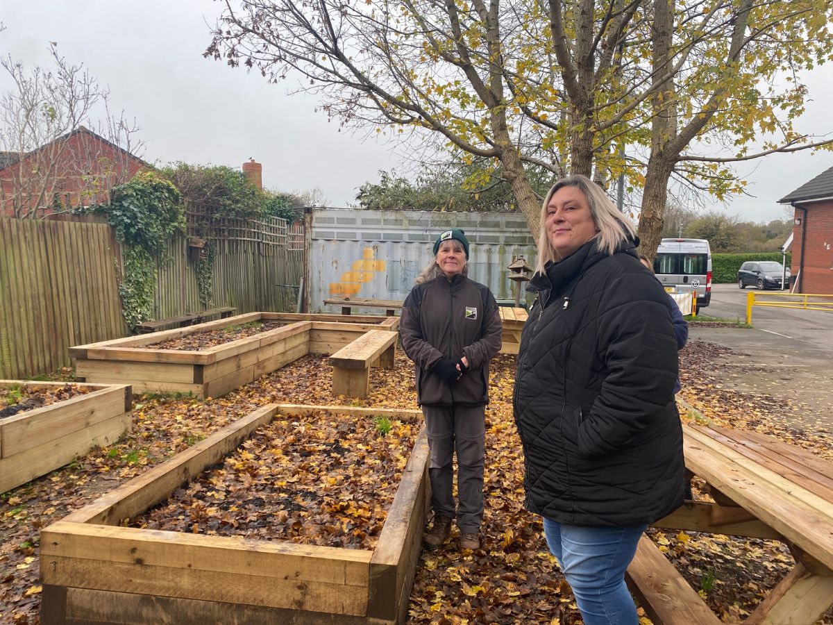 New community garden at Studley Green